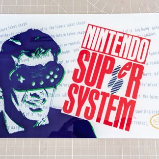 nintendo super system acrylic marquee NSS